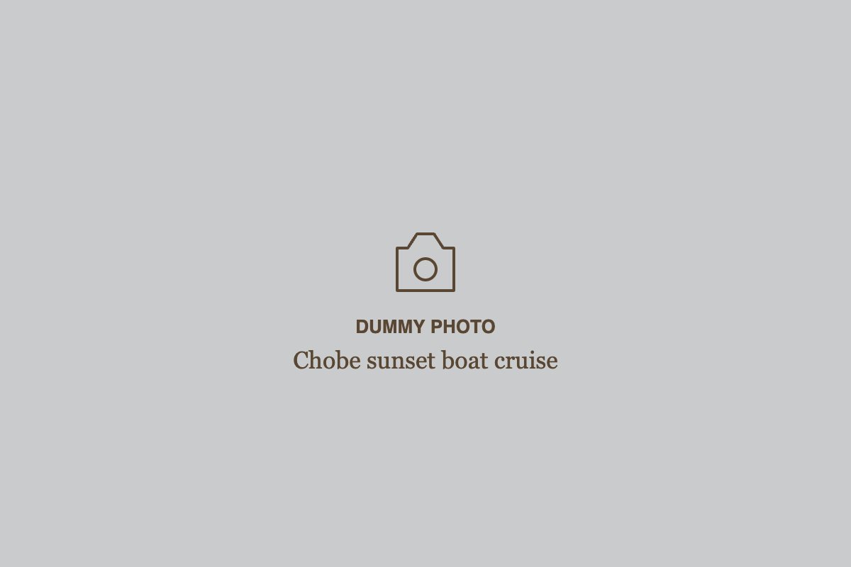 Placeholder photo: Chobe sunset boat cruise