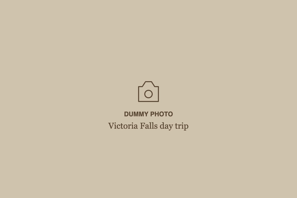 Placeholder photo: Victoria Falls day trip